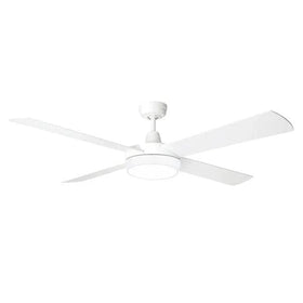 Brilliant Lighting Ceiling Fans 52" (1320mm) Tempest-Supreme AC Ceiling Fan with CCT LED Light in White Lights-For-You 20907/05