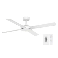 Brilliant Lighting Ceiling Fans 52” Tempest DC Ceiling Fan White 22235/05 Brilliant Lighting Lights-For-You 22235/05