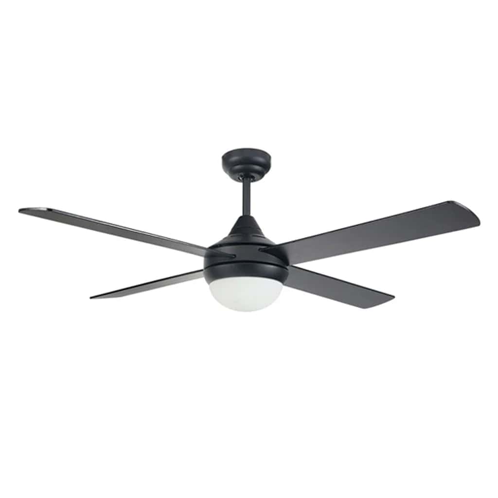 Brilliant Lighting Ceiling Fans 52" Tempo Plus AC Ceiling Fan White, Black, Chrome with Light 22279/XX Brilliant Lighting Lights-For-You 21912/06