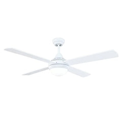 Brilliant Lighting Ceiling Fans 52" Tempo Plus AC Ceiling Fan White, Black, Chrome with Light 22279/XX Brilliant Lighting Lights-For-You 22279/05