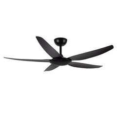 Brilliant Lighting Ceiling Fans 56″ (1420mm) Amari DC Ceiling Fan 5 Blades in White, Black Lights-For-You 21723/06