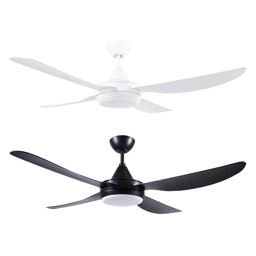 Brilliant Lighting Ceiling Fans 56" Vector DC Ceiling Fan White, Black with Light 22697/XX Brilliant Lighting Lights-For-You