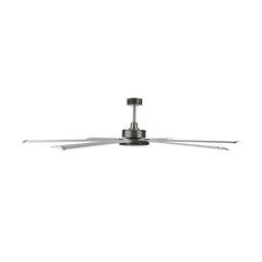 Brilliant Lighting Ceiling Fans 84" Colossus DC Ceiling Fan Black, Satin Nickel 22319/XX Brilliant Lighting Lights-For-You