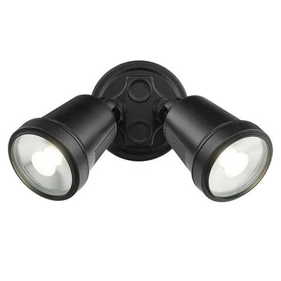 Brilliant Lighting Flood Lights Hunter Twin LED Flood Light CCT 22w in White or Black Lights-For-You