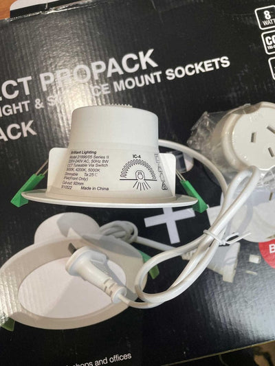 Brilliant Lighting LED Downlights LED Downlight 8w White CCT Lights-For-You 21996/05