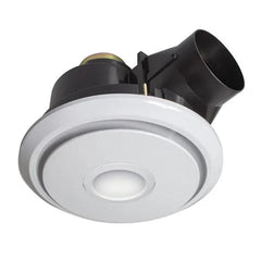 Brilliant Lighting Lighting 270m³/h Boreal-II Exhaust Fan with CCT LED Light Round Small in White Lights-For-You 20750/05