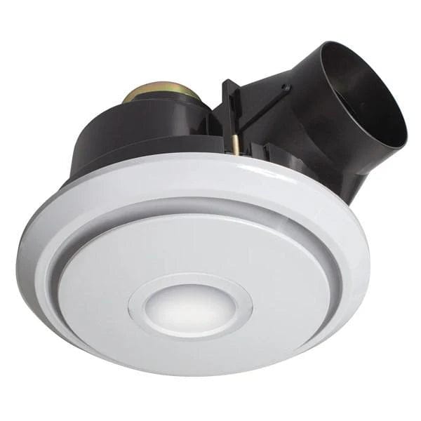 Brilliant Lighting Lighting 400m³/h Boreal-II Exhaust Fan with CCT LED Light Round Large in White Lights-For-You 20751/05