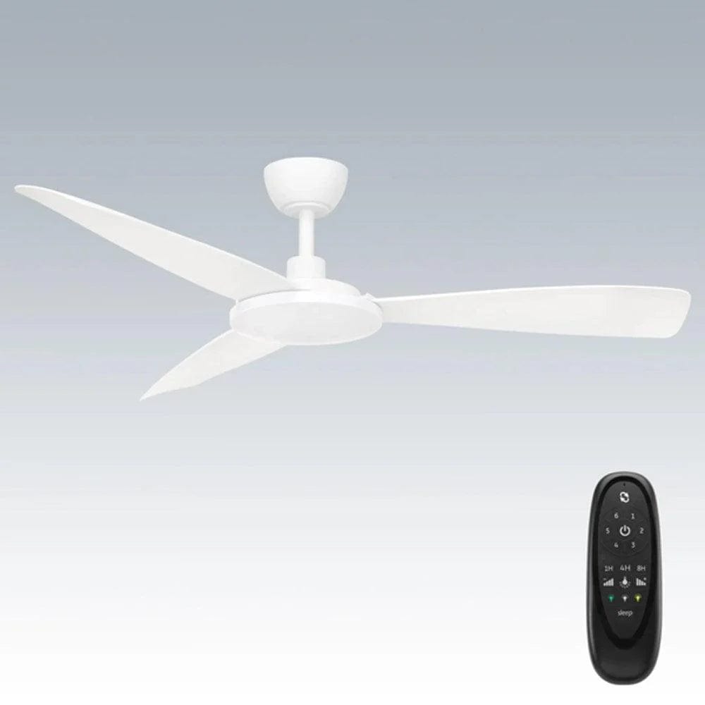 Brilliant Lighting Lighting 52" Mascot DC Ceiling Fan White, Black 22197/XX Brilliant Lighting Lights-For-You