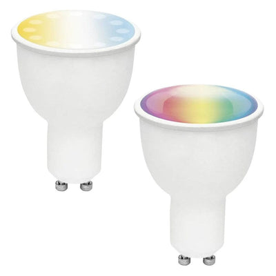 Brilliant Lighting Lighting 5w LED GU10 Globe CCT, RGB+W 22081, 21960 Dimmable Lights-For-You