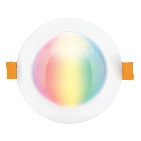 Brilliant Lighting Lighting 90mm Epic Smart LED Downlight 10w White RGB CCT 21443/05 Brilliant Lighting Lights-For-You 21443/05