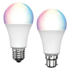 Brilliant Lighting Lighting 9w LED B22, E27 A60 Globe RGB+Warm White 3000k 21958, 21959 Dimmable Lights-For-You