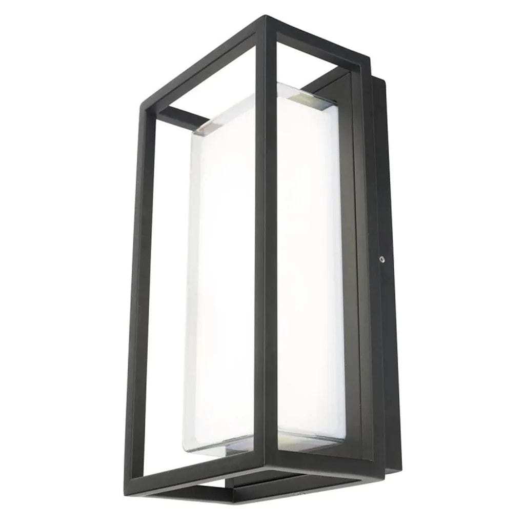 Brilliant Lighting Lighting Bolton Wall Light Exterior Rectangle in Black Lights-For-You 19689/06