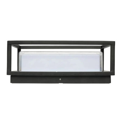 Bolton Wall Light Exterior Rectangle in Black