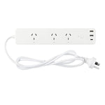 Brilliant Lighting Lighting Cannes Smart WiFi Powerboard with USB-A and USB-C Chargers in White Lights-For-You 21882/05