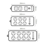Brilliant Lighting Lighting Cannes Smart WiFi Powerboard with USB-A and USB-C Chargers in White Lights-For-You 22165/05