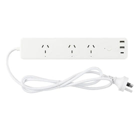 Brilliant Lighting Lighting Cannes Smart WiFi Powerboard with USB-A and USB-C Chargers in White Lights-For-You