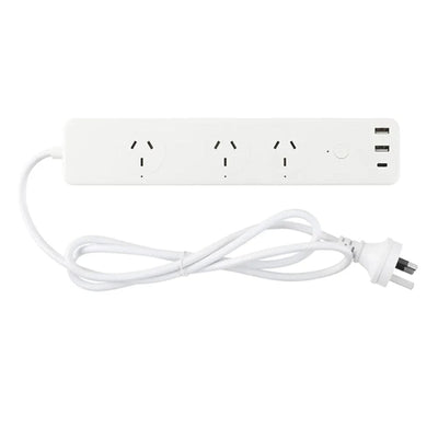 Brilliant Lighting Lighting Cannes Smart WiFi Powerboard with USB-A and USB-C Chargers in White Lights-For-You
