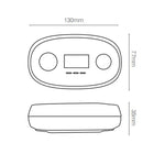 Brilliant Lighting Lighting Carbon Monoxide Alarm with Digital Display White Lights-For-You 21929/05