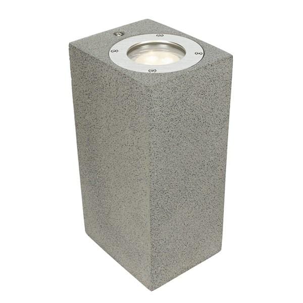 Brilliant Lighting Lighting Catania Terrazzo Outdoor Up/Down Wall Light 2Lt in Grey Lights-For-You 21527/08