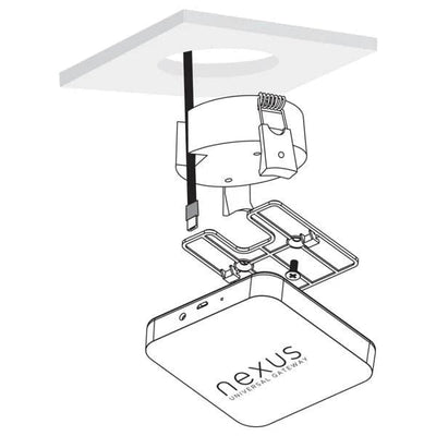 Brilliant Lighting Lighting Ceiling Mount Bracket For Nexus Gateway in Black Lights-For-You 21575/06