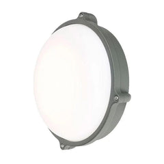 Brilliant Lighting Lighting Delatite LED Bunker/Wall Light Exterior Charcoal Round in Large Lights-For-You 19693/51