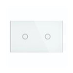 Brilliant Lighting Lighting Elite Glass Wall Switches 1/2/3/4 Gang in White Lights-For-You 20684/05