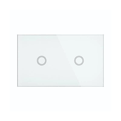 Brilliant Lighting Lighting Elite Glass Wall Switches 1/2/3/4 Gang in White Lights-For-You 20684/05