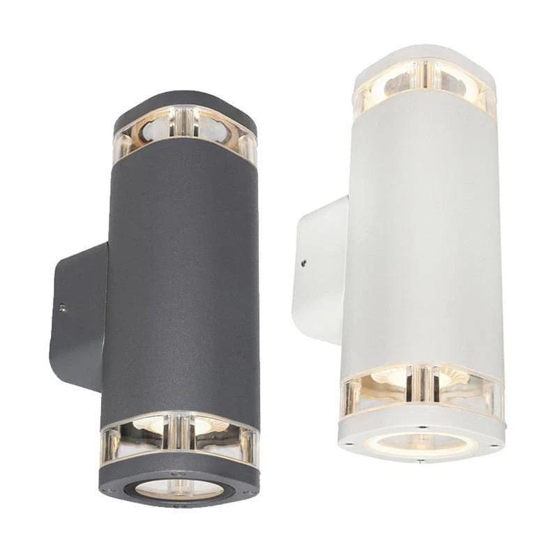 Brilliant Lighting Lighting Glenelg Ambient Outdoor LED Up/Down Wall Light in Charcoal or White Lights-For-You