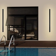 Brilliant Lighting Lighting Hendrick Outdoor LED Wall Light 15w, 22w, 36w Black Lights-For-You