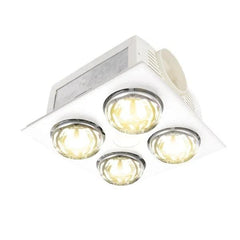 Brilliant Lighting Lighting HORIZON LED 4+1 9w 3in1 Bathroom Mate in White Lights-For-You 19849/05