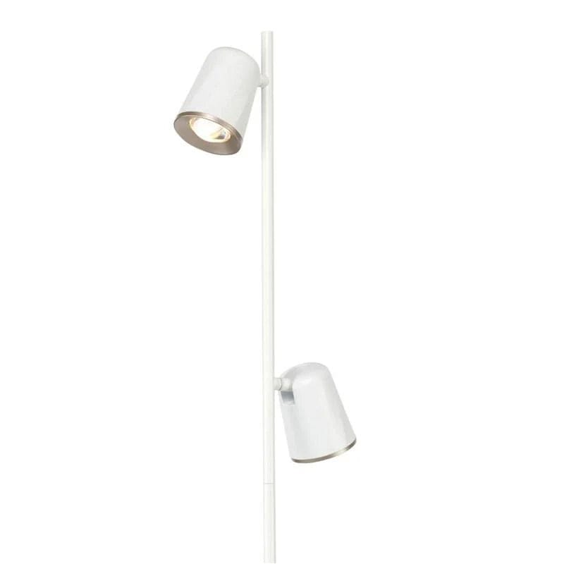 Brilliant Lighting Lighting Kalla LED Floor Lamp 2Lt 6w in White or Black Lights-For-You