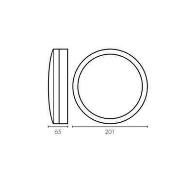 Brilliant Lighting Lighting Kensley LED Round Bunker Light 10w White, Black Lights-For-You