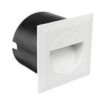 Brilliant Lighting Lighting Lachlan LED Square Step Light 1w in White/Charcoal Lights-For-You 19696/05