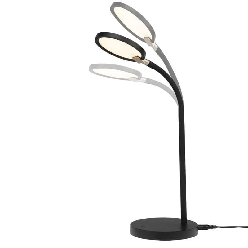 Brilliant Lighting Lighting Laine LED Table Lamp White, Black 21430 Brilliant Lighting Lights-For-You