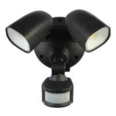 Brilliant Lighting Lighting Shielder LED Flood Light 2Lt 20w with Sensor in White or Black Lights-For-You 19245/06