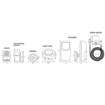 Brilliant Lighting Lighting Smart WiFi Home Security Kit in White Lights-For-You 21518