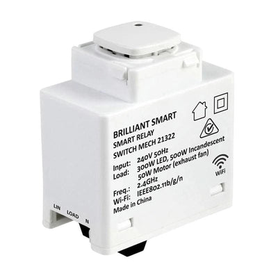Brilliant Lighting Lighting Smart WiFi Relay Mech Switch in White Lights-For-You 21322