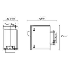 Brilliant Lighting Lighting Smart WIFi Trailing Edge Dimmer Mech in White Lights-For-You 20967