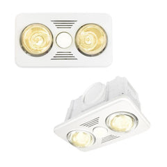 Brilliant Lighting Lighting VELOCITY-II 2+1 Bathroom Mate 9w 4200k in White Lights-For-You 20353/05