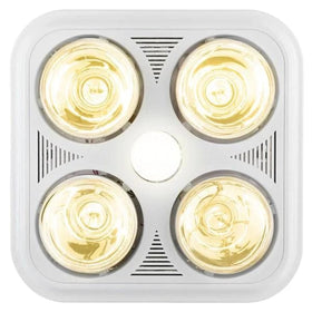 Brilliant Lighting Lighting Velocity-II 3-in-1 Bathroom Mate - 4+1 Light in White Lights-For-You 20354/05