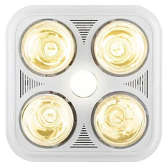 Brilliant Lighting Lighting Velocity-II 3-in-1 Bathroom Mate - 4+1 Light in White Lights-For-You 20354/05