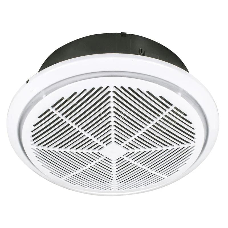 Brilliant Lighting Lighting Whisper High Velocity Round Exhaust Fan Large in White Lights-For-You 18204/05