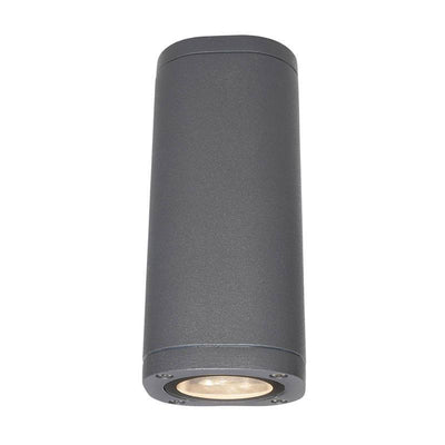 Brilliant Lighting Outdoor Up/Down Wall Lights Modern Architectural Decorative LED Up/Down Wall Light in Charcoal or White Lights-For-You