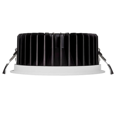 210mm LED Downlight 38w Stainless Steel, Black, White CCT CRI 90+ HCP-81XX2138 Havit Commercial