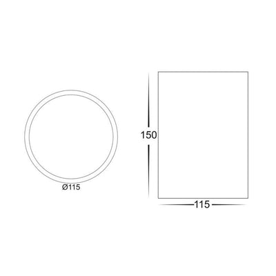 Surface Mounted LED Downlight 18w White or Black CCT HCP-8021804 / HCP-8031804 Havit Commercial