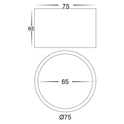 Surface Mounted LED Downlight 7w Black, White CCT HCP-8920704, HCP-8930704 Havit Commercial