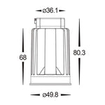 LED Module and Driver 9w Black+Silver CCT CRI 90+ HCP-8090X4 Havit Commercial