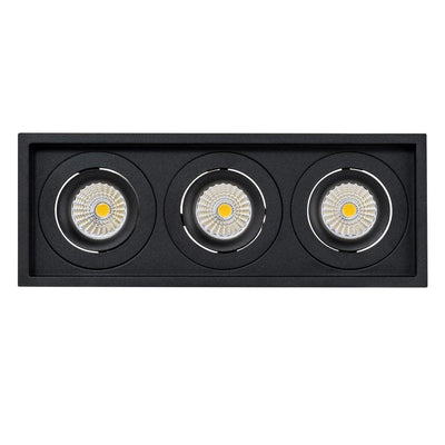 280mmx100mm LED Downlight 18w Black, White CCT CRI 90+ HCP-81XX1206 Havit Commercial