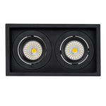 190mmx100mm LED Downlight 34w Black, White CCT CRI 90+ HCP-81XX1117 Havit Commercial