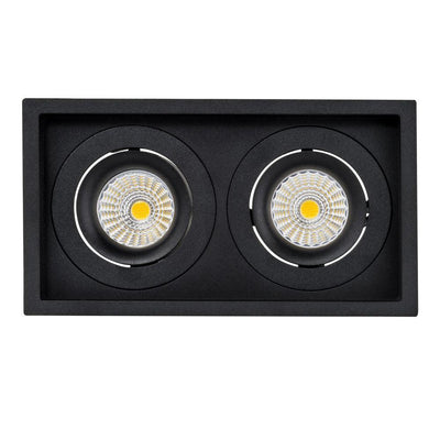 190mmx100mm LED Downlight 34w Black, White CCT CRI 90+ HCP-81XX1117 Havit Commercial